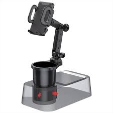 Universal Car Cup Phone Holder Mount – 360° Adjustable