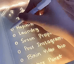 3D Acrylic Writing Pad