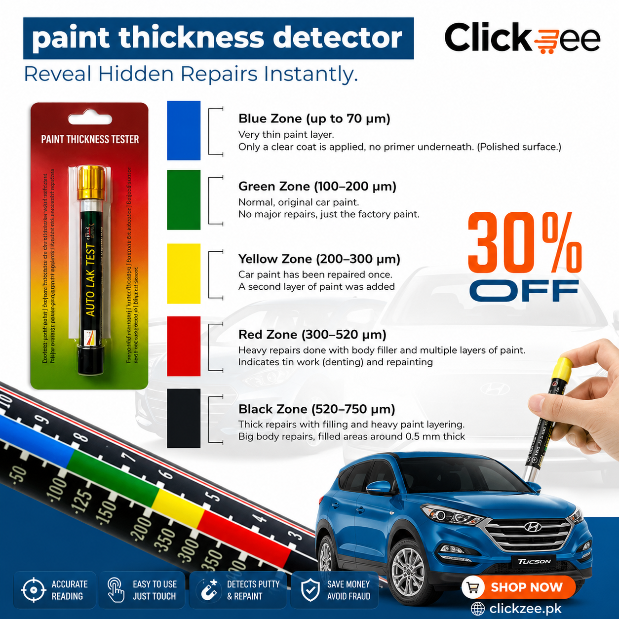 Car Paint Tester Pen