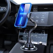 Universal Car Cup Phone Holder Mount – 360° Adjustable
