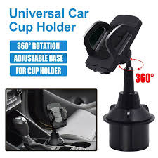 Universal Car Cup Phone Holder Mount – 360° Adjustable