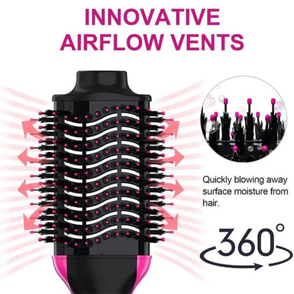 One-Step Hair Dryer Brush Volumizer Hot Air Brush Blow Dryer Brush for Straightening Curling