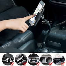 Universal Car Cup Phone Holder Mount – 360° Adjustable