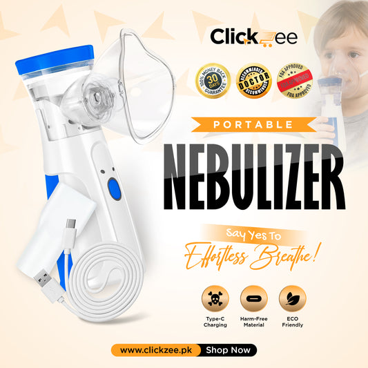 Nebuluxe Ultrasonic Portable Nebulizer Kit- FDA Approved