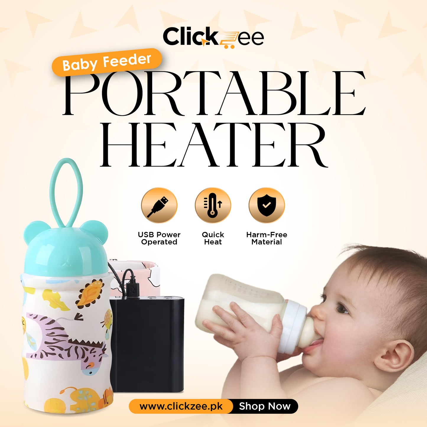 Baby Bottle Heating Thermostat Portable