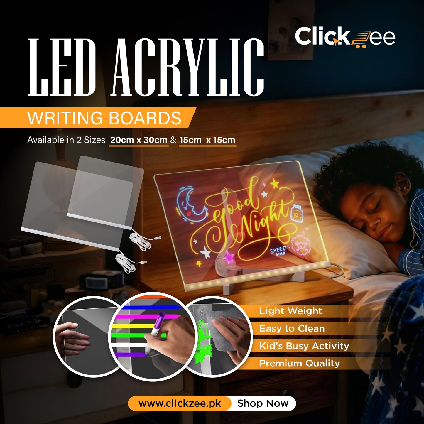 3D Acrylic Writing Pad