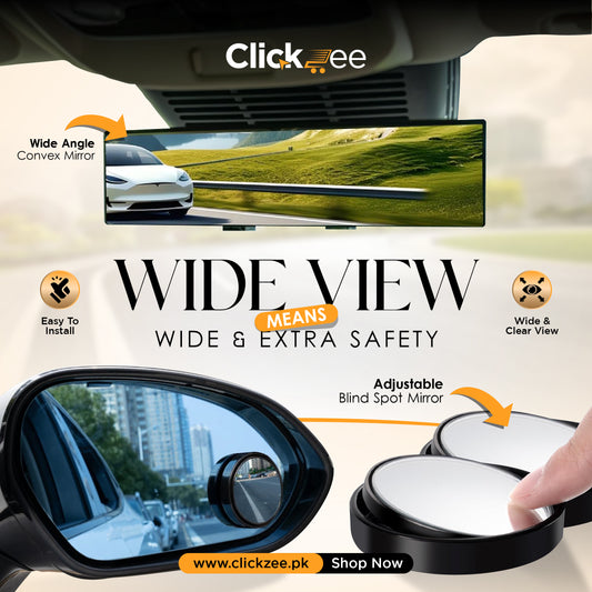 Wide-Angle Convex Car Rear View Mirror
