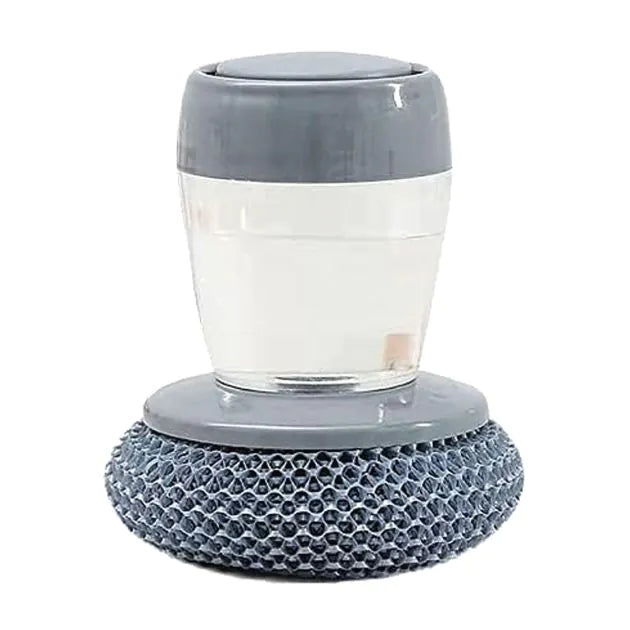2-in-1 Dish Scrubber with Soap Dispenser