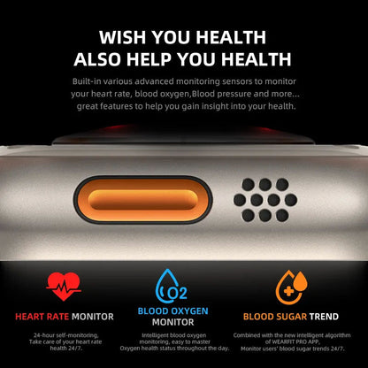 2023 New Smart Watch Ultra Series 8 NFC Smartwatch Men Women