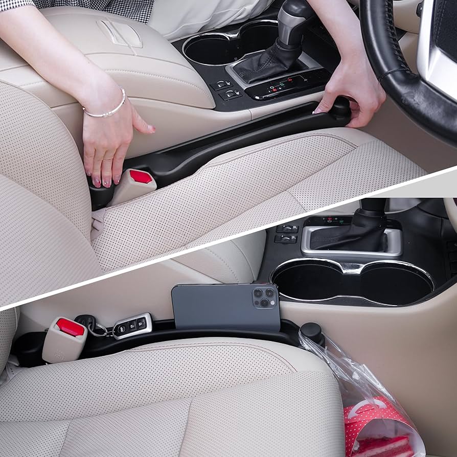 Premium Universal Car Seat Gap Filler & Organizer (2PCS)